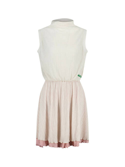 아이리스 플리츠 드레스 Iris Pleats Dres_Cream