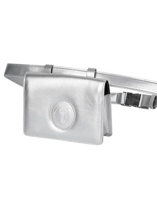 샤이닝 벨트 백 Shining Belt Bag_Silver