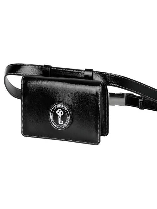 샤이닝 벨트 백 Shining Belt Bag_Black