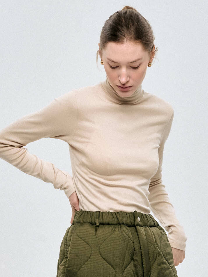 소프트 웜 톱 Soft Warm Top_Beige