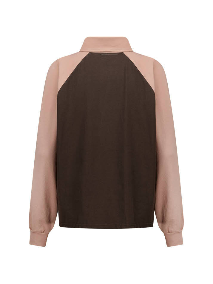 GiGi 래글런 티셔츠 GIGI Raglan T-shirt_Brown