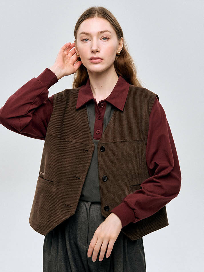 코듀로이 베스트 Corduroy Vest