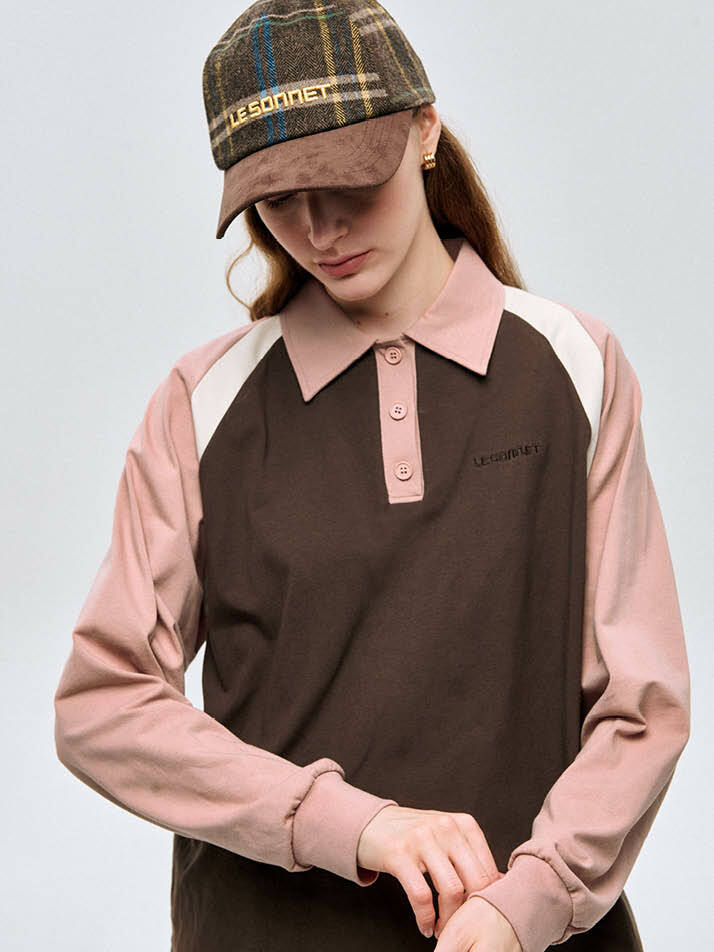 GiGi 래글런 티셔츠 GIGI Raglan T-shirt_Brown