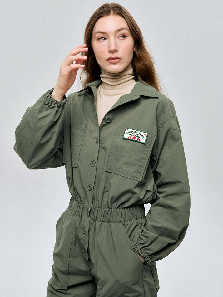 쏘 시크 점프 슈트 So Chic Jump Suit_Khaki