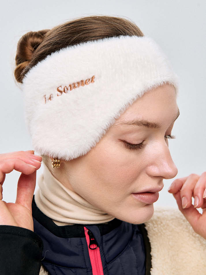 윈터 헤드 밴드 Winter Head Band_WHITE