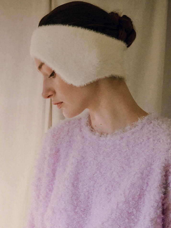 윈터 헤드 밴드 Winter Head Band_WHITE