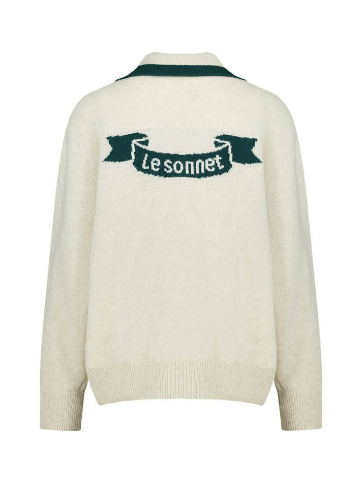 레트로 방풍 카디건 Retro Winter Cardigan_BEIGE