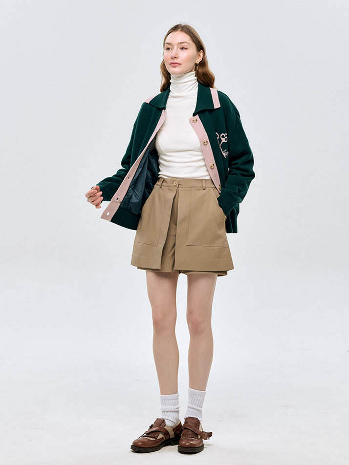 레트로 방풍 카디건 Retro Winter Cardigan_GREEN