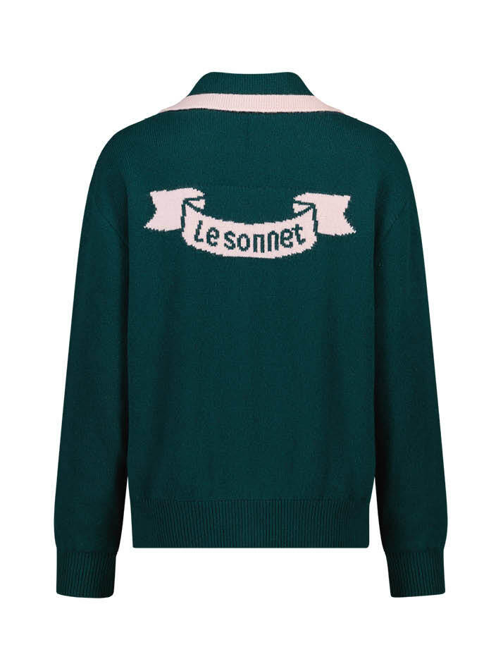 레트로 방풍 카디건 Retro Winter Cardigan_GREEN