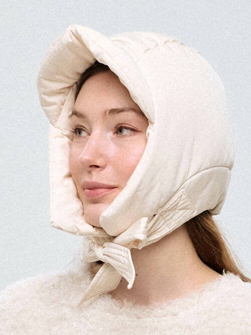 패딩 바라클라바 Padded Balaclava_CREAM