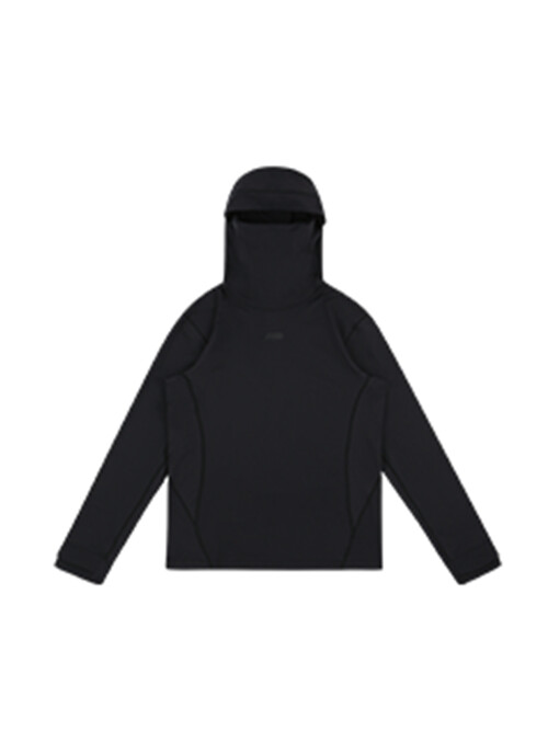 RO-1 HOODED TOP-Black