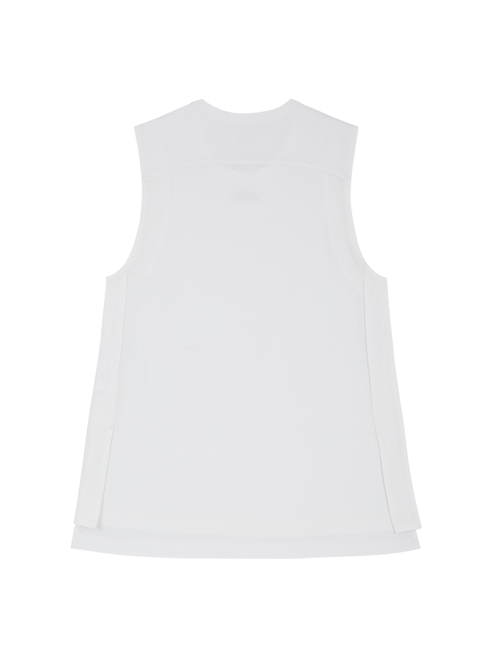 MILA SLEEVELESS TOP-White