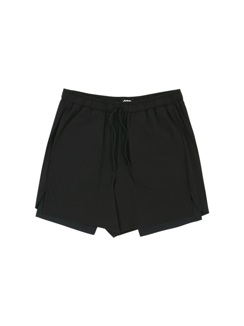 KERA DUAL SHORTS-Black