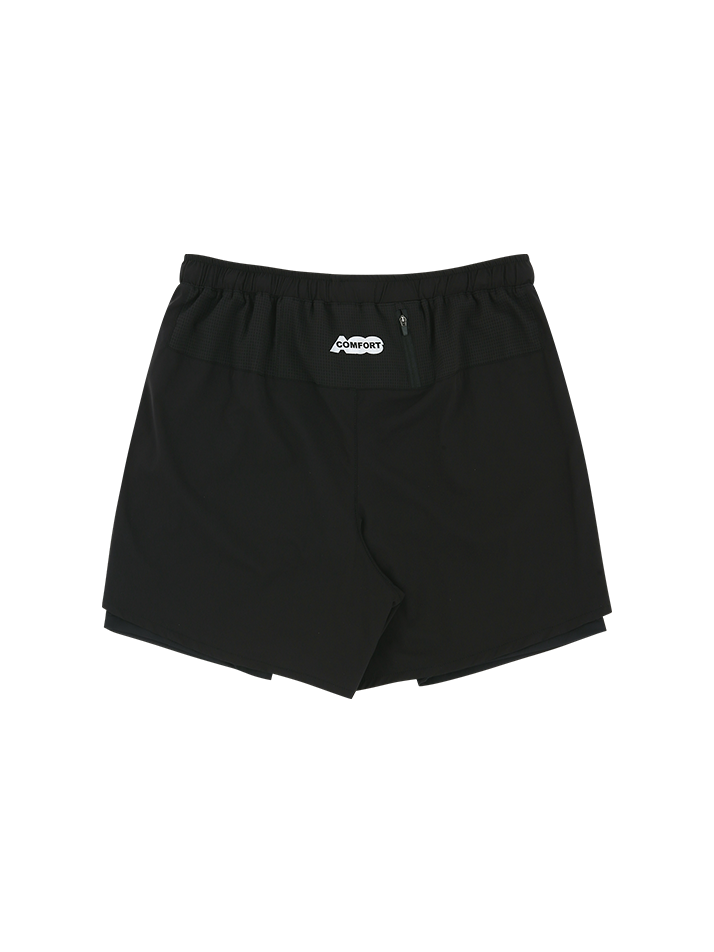 KERA DUAL SHORTS-Black