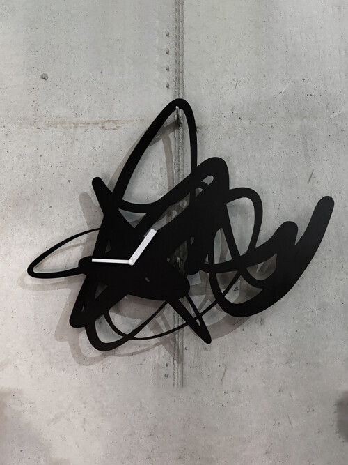 Star On The Wall Drawing Line Clock