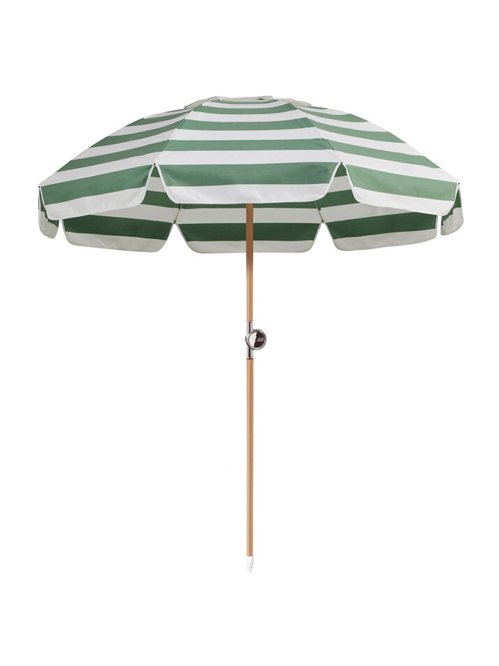 바질뱅스 Basil Bangs Luxury Umbrella - Sage Stripe