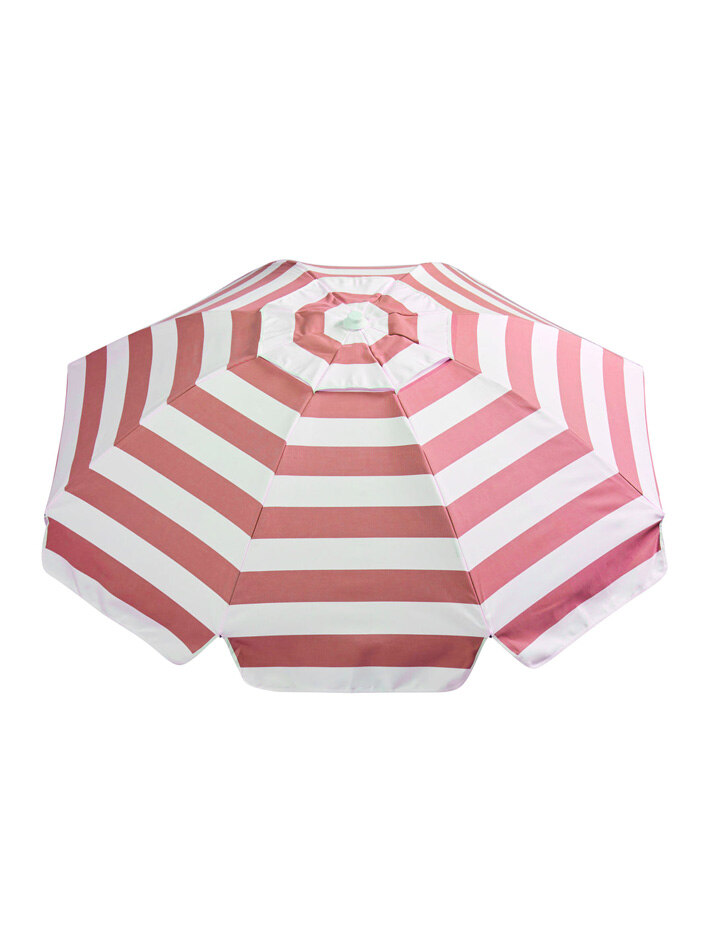 바질뱅스 Basil Bangs Luxury Umbrella - Coral Stripe