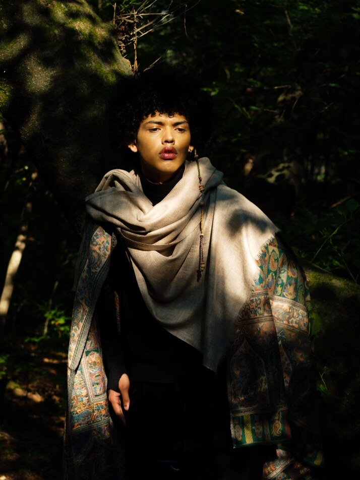 [캐시미어 머플러 파시미나] Natural Ash Brown 내추럴 애쉬 브라운 - 고급 라인