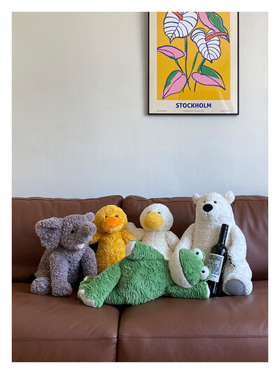 어글리 뽀글이 인형 L사이즈