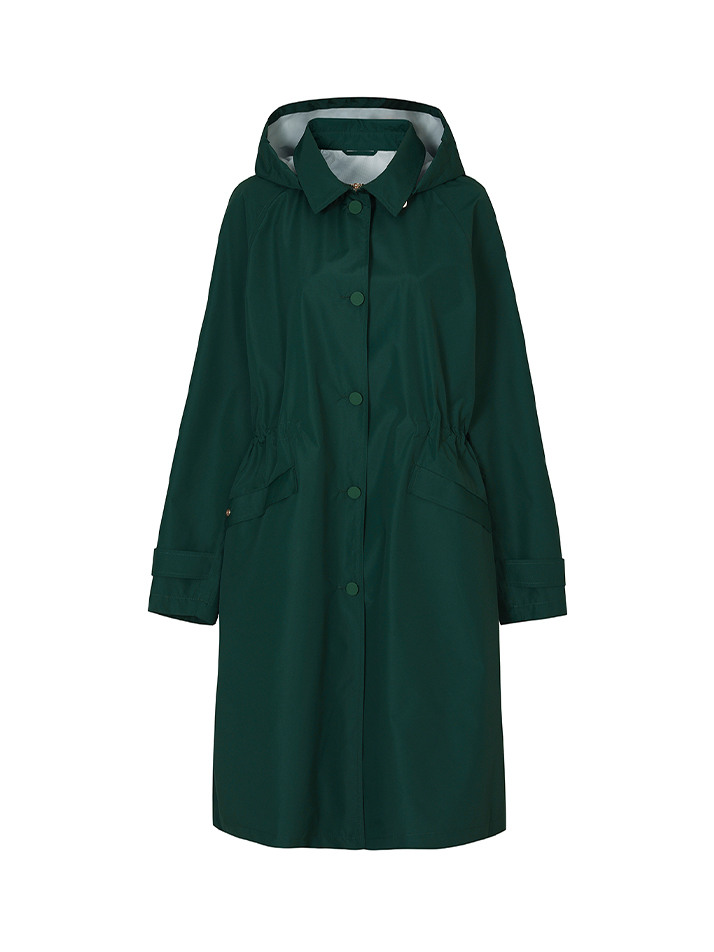 RAIN OR SHINE WATERPROOF TRENCH COAT_Green