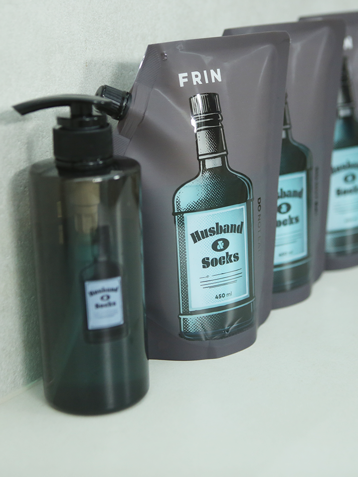 [FRIN] 프린 고농축 세탁세제 허즈번드 & 삭스(고농축 450ml X 2팩)