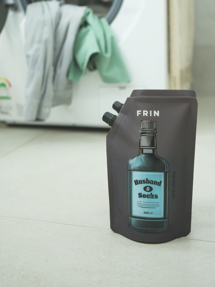 [FRIN] 프린 고농축 세탁세제 허즈번드 & 삭스(고농축 450ml X 2팩)