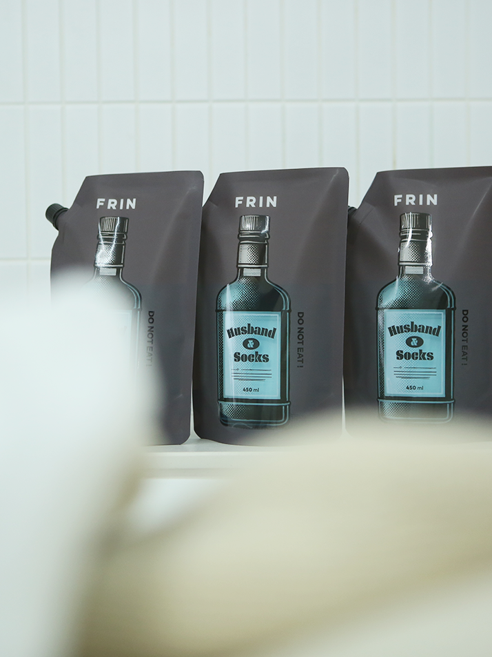 [FRIN] 프린 고농축 세탁세제 허즈번드 & 삭스(고농축 450ml X 2팩)