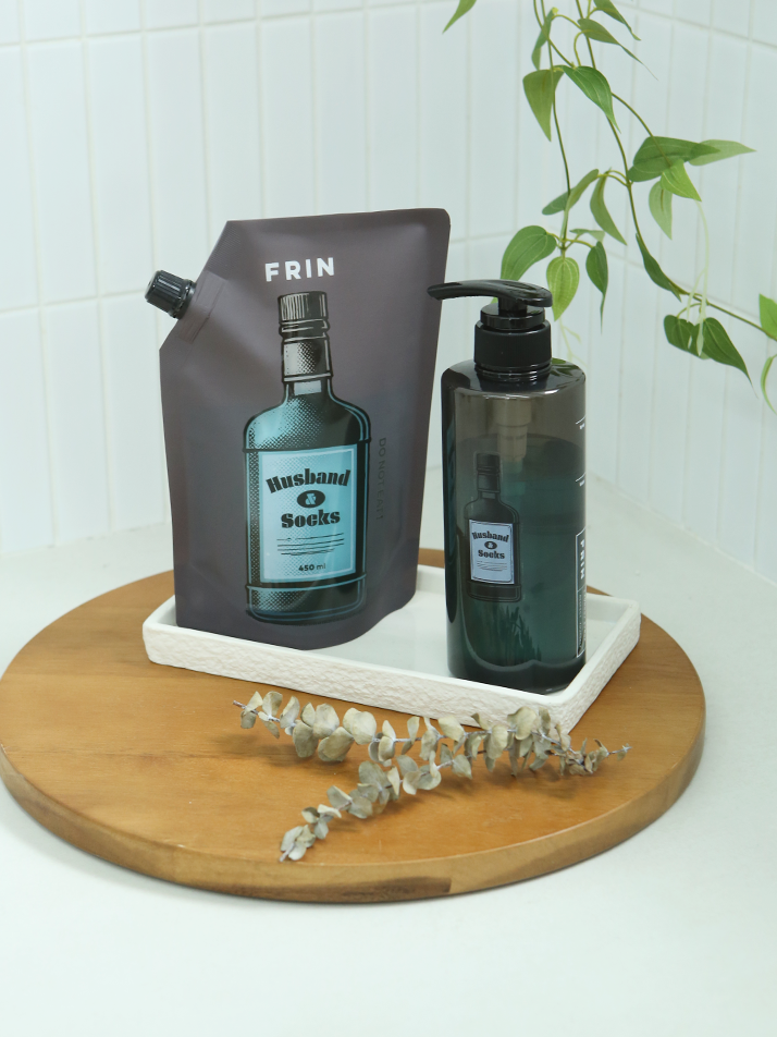 [FRIN] 프린 고농축 세탁세제 허즈번드 & 삭스(고농축 450ml X 2팩)