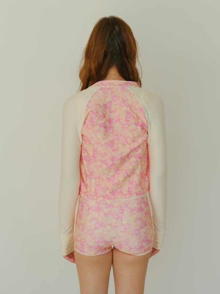 High-rise Dolphin Shorts Coral Blossom