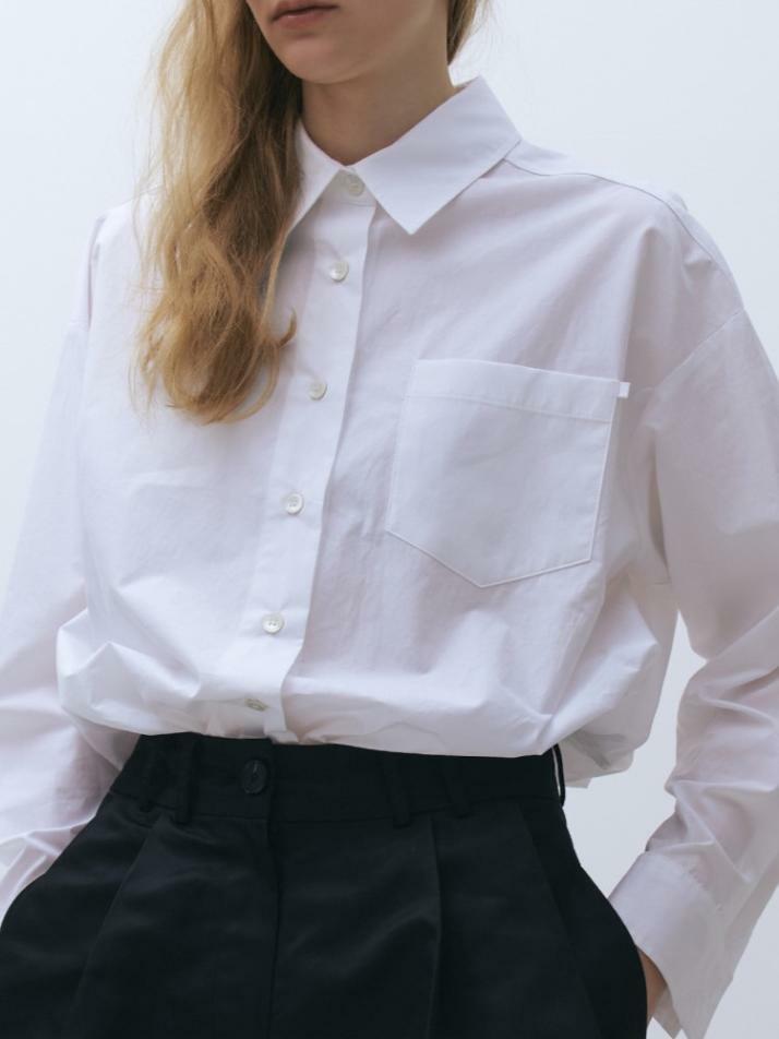 Pearl Detailed Big Shirt