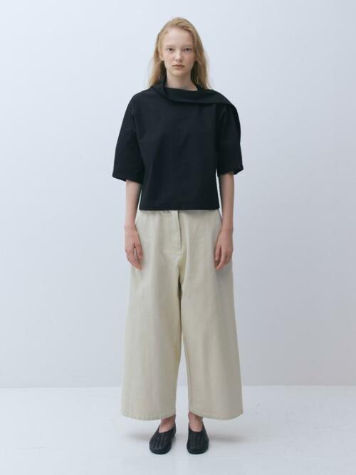 Cotton Wide Pants