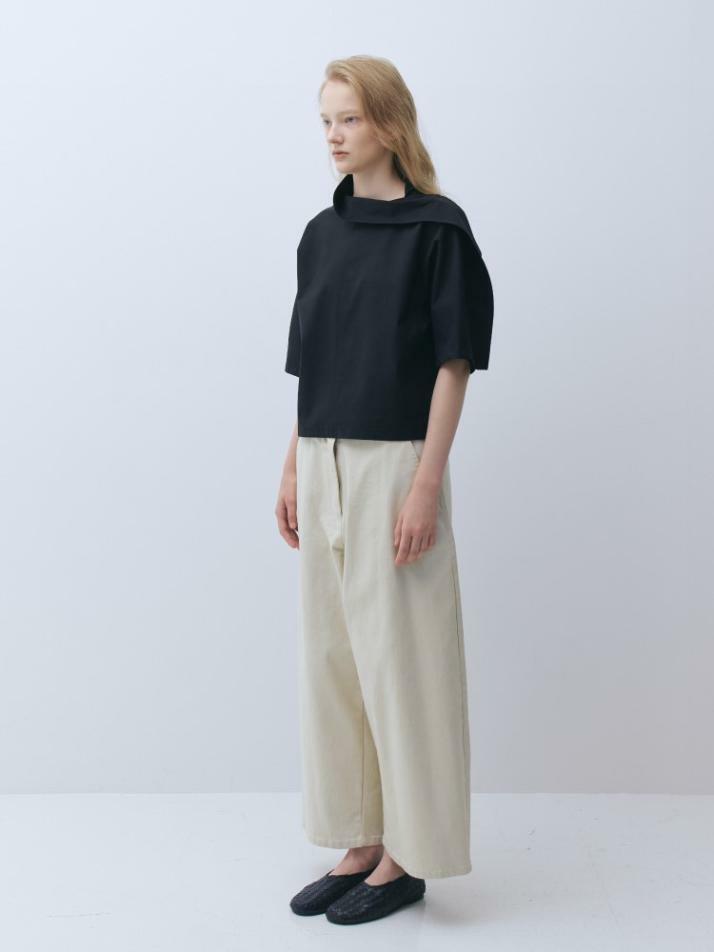 Cotton Wide Pants