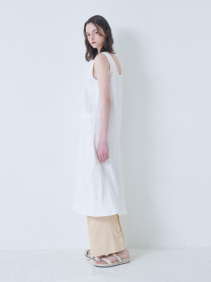Crinkle midi Dress