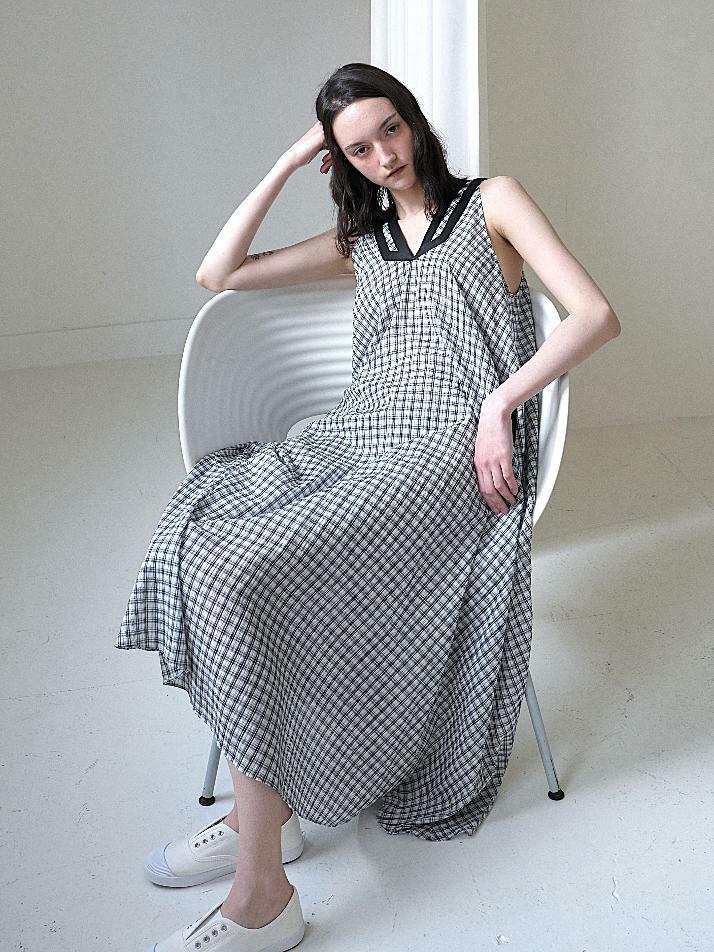 Flow Check Dress