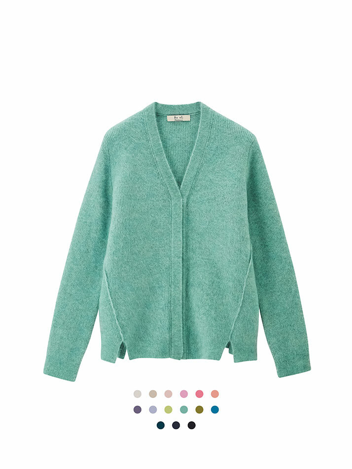 꼬동 미디 가디건