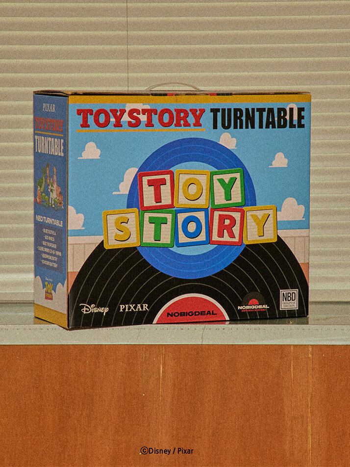 [노빅딜] 토이스토리 턴테이블_올인원 무선 블루투스 스피커