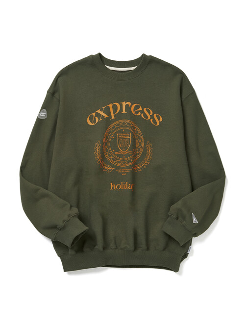 EPS 로고 스웨트셔츠_카키