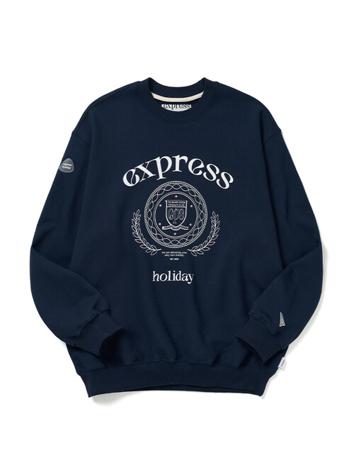 EPS 로고 스웨트셔츠_네이비