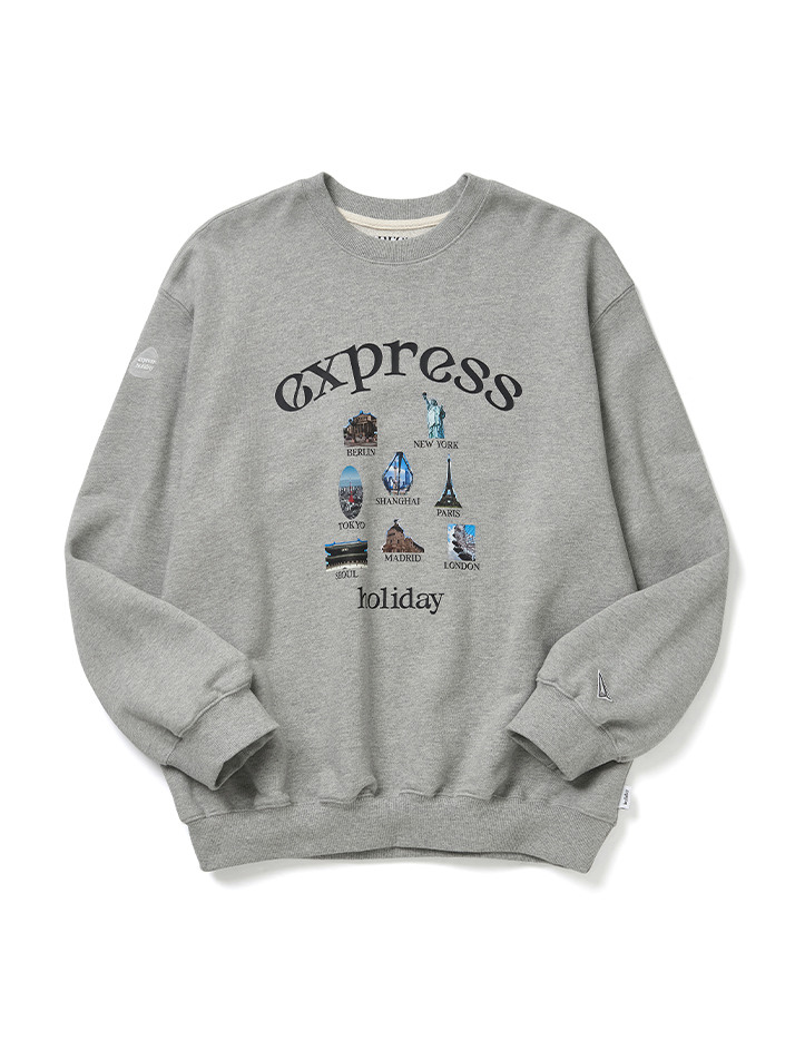 글로벌 시티즌 스웨트셔츠_멜란지