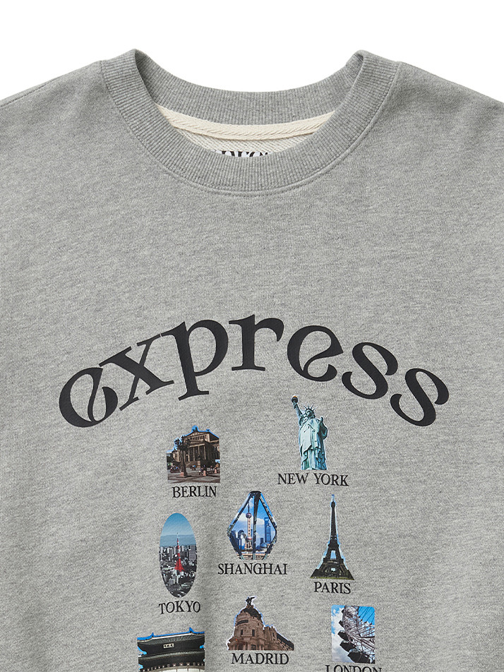 글로벌 시티즌 스웨트셔츠_멜란지