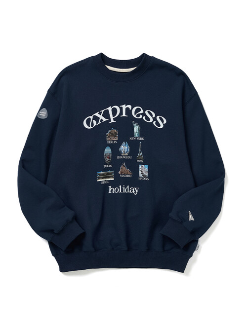 글로벌 시티즌 스웨트셔츠_네이비