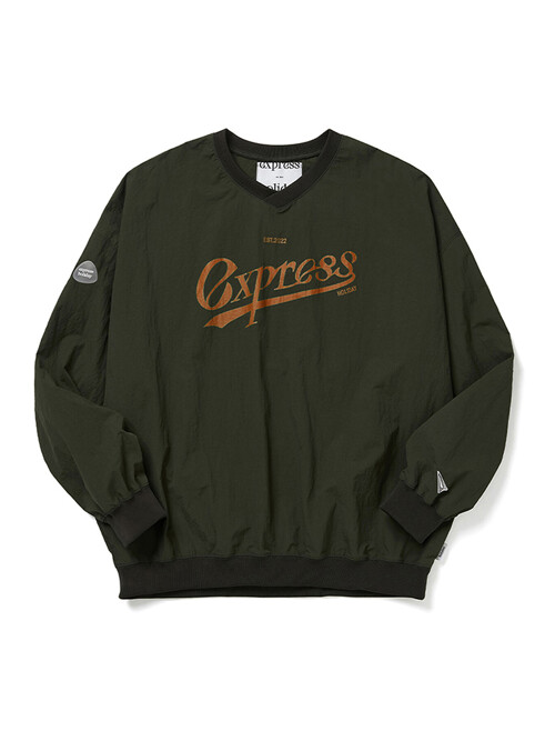 어센틱 나일론 풀오버_카키