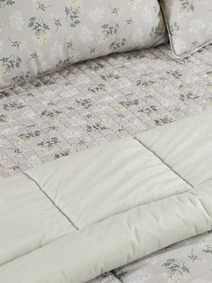 소프트 극세사세미 겨울 차렵이불 - 03 Lace flower (SS/Q)