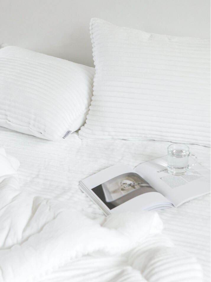 데일리 극세사 차렵이불 - 01 White (SS/Q)