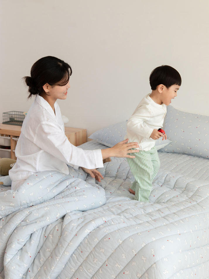 소프트 모달 워싱 여름 차렵이불 - 07 Downy Bichon(SS)