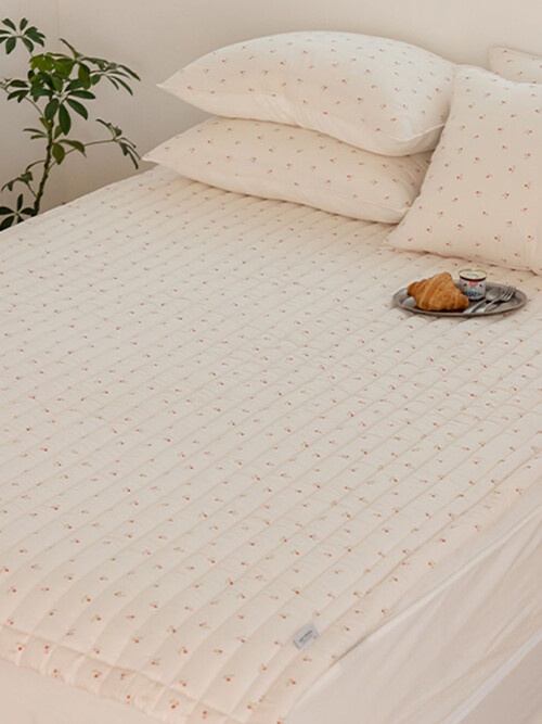 촉감극찬 에어리 모달 사계절 침대패드 - 04 캔디 체리