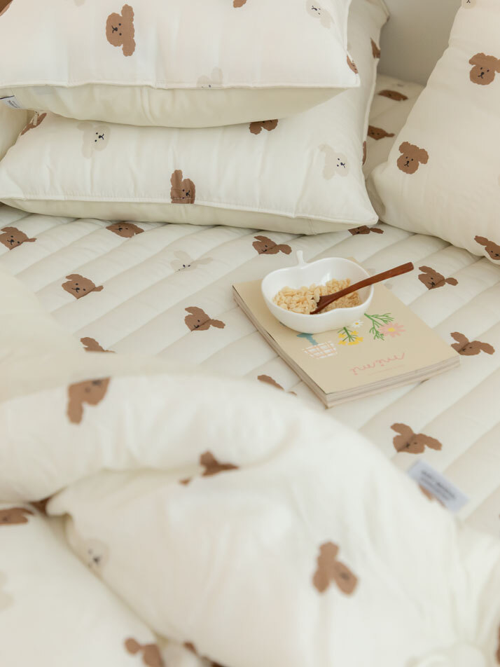 촉감극찬 에어리 모달 사계절 차렵이불 - 03 해피 푸들