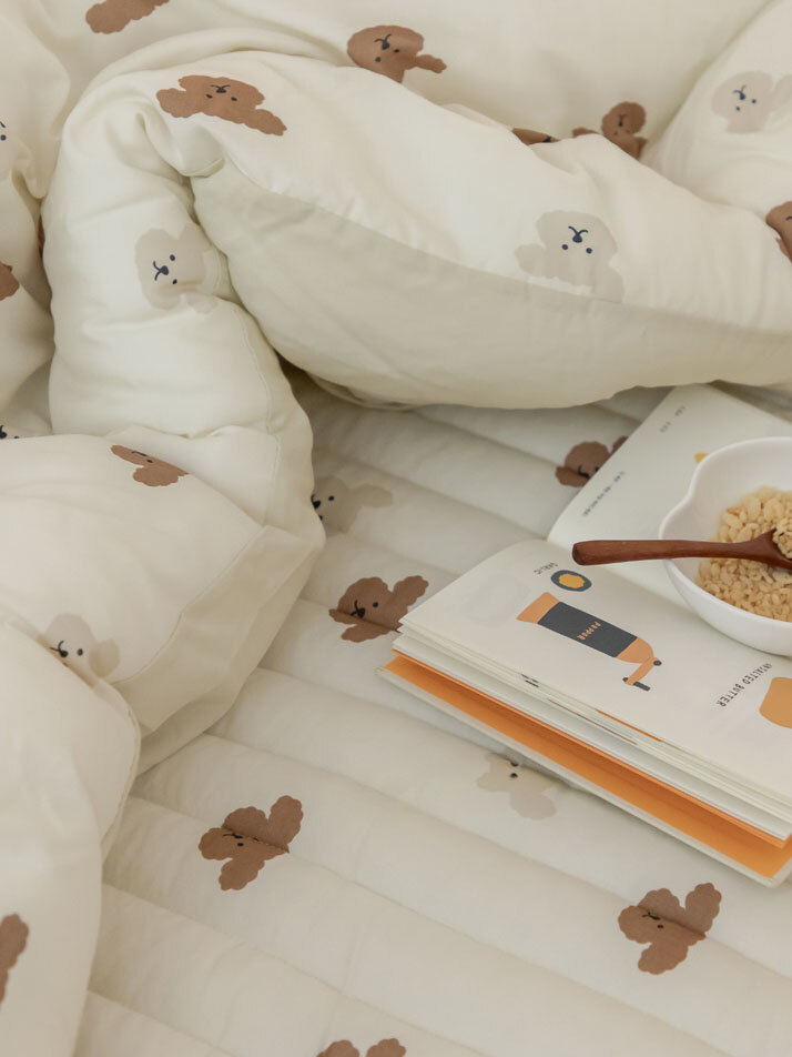 촉감극찬 에어리 모달 사계절 차렵이불 - 03 해피 푸들