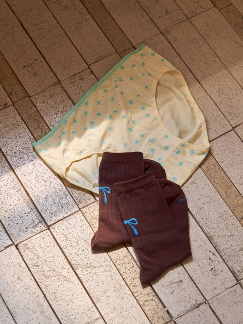 데이미 빈티지 코튼 삼각/사각 팬티 우먼 3P