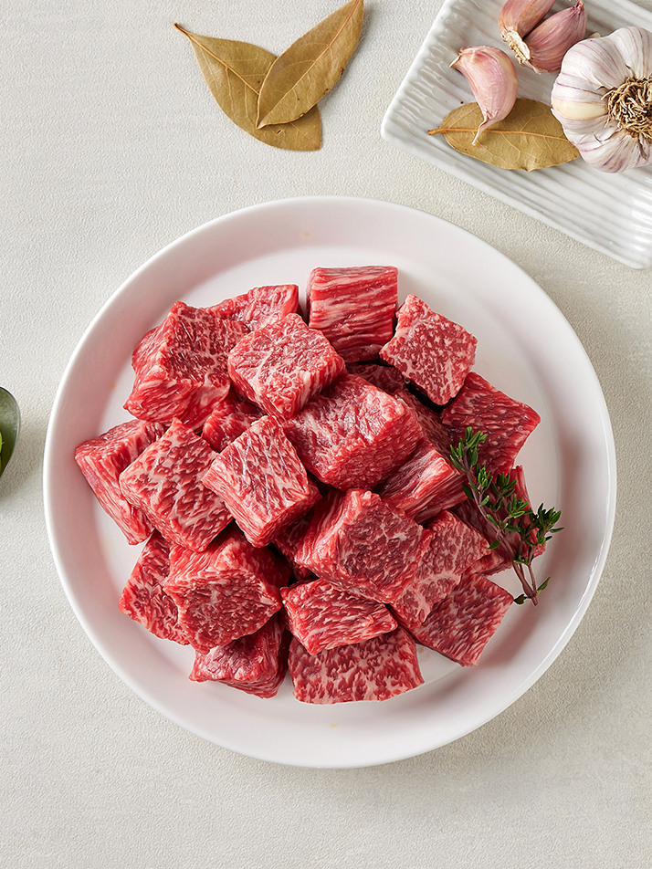 1++ No.9 한우 양지 국거리(세젤) 300g, 400g